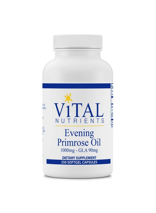 Vital Nutrients Evening Primrose Oil 1000 Mg Coldpressed Oil That Contains Gla An Essential Omega6 Fatty Acid 250 Softgels - Image 2
