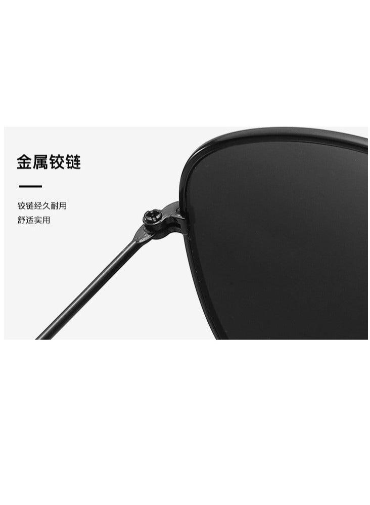 إستيل نظارات شمسية كلاسيكية بإطار معدني وعدسات نايلون للرجال والنساء مع حماية من الأشعة فوق البنفسجية 400 - Image 4