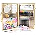 STMT DIY Designer Art Studio by Horizon Group USA Kit Includes 40 Art Making EssentialsWater ColorsOil PastelsBrush MarkersSpiral Art Pad More - Image 3