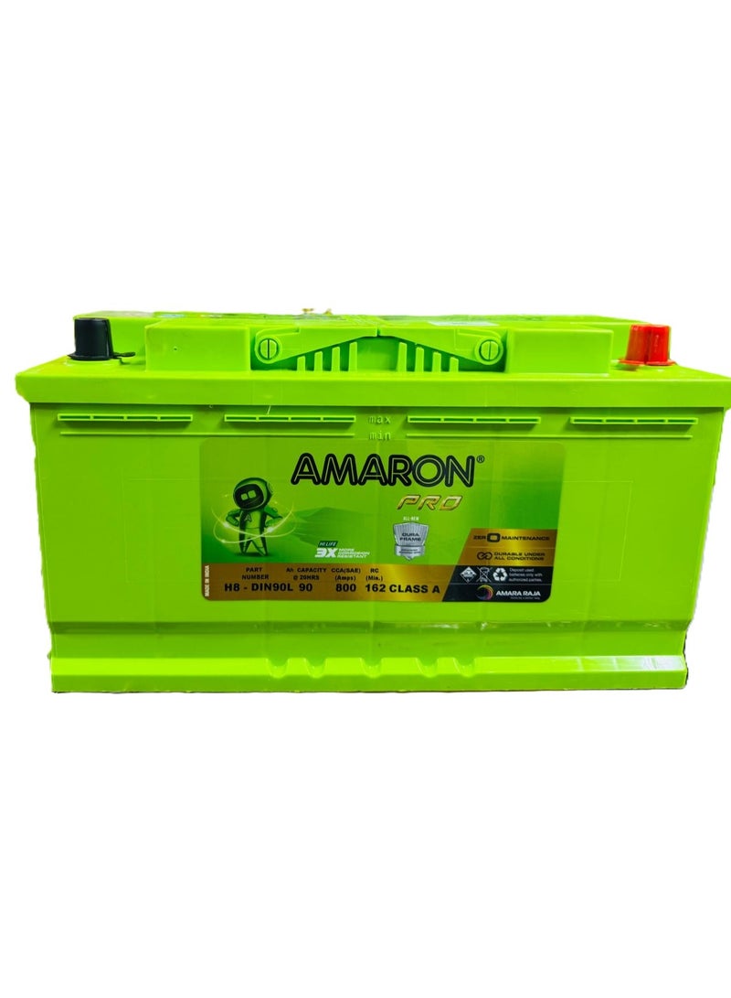 Amaron Car Battery 12V 90AH DIN90L/H8 - Image 3