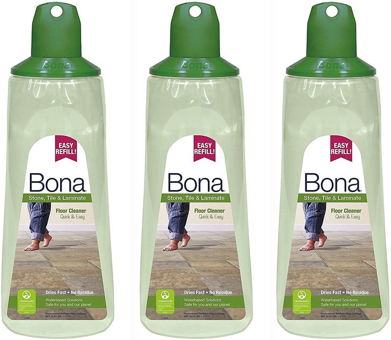 Bona Professional (3 Pack) Bona Stone, Tile & Laminate Floor Cleaner Cartridge, 34 oz - Image 1