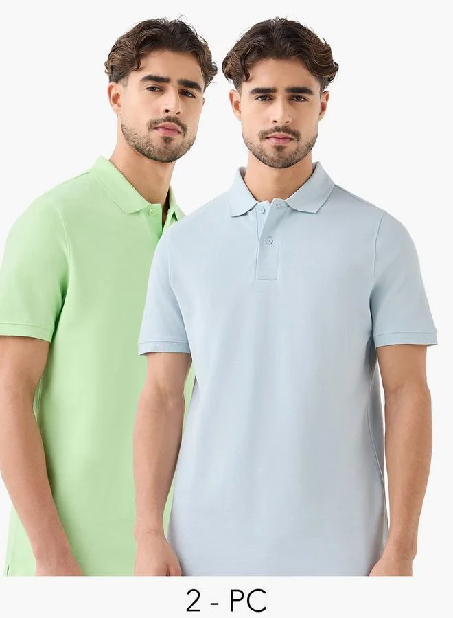 Splash FAV Set of 2 - Regular Fit Polo T-shirt