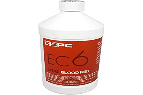XSPC EC6 High Performance Premix PC Coolant, Translucent, 1000 mL, Blood Red - Image 3