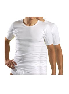 Alsamah Classic Cotton T-Shirt with Crew Neck and Short Sleeves – 100% Pure Cotton  - Image 2