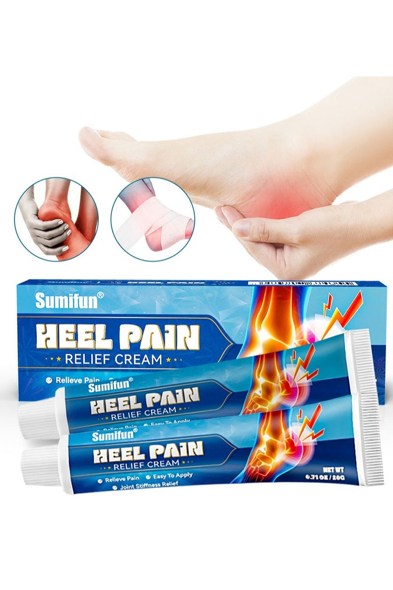 سوميفون كريم لتخفيف آلام الكعب، تسكين سريع للألم، منعش وسهل الامتصاص، راحة طويلة الأمد، يخفف آلام الكعب والمعصم والكاحل والعضلات والمفاصل (20 جم + 20 جم) - Image 1
