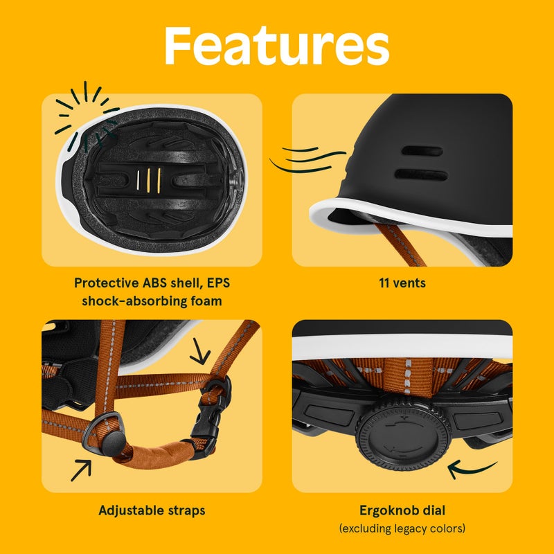 Retrospec Remi Adult Bike Helmet for Men & Women - Bicycle Helmet for Commuting, Road Biking, Skating with Adjustable Ergo Knob Dial - Image 4