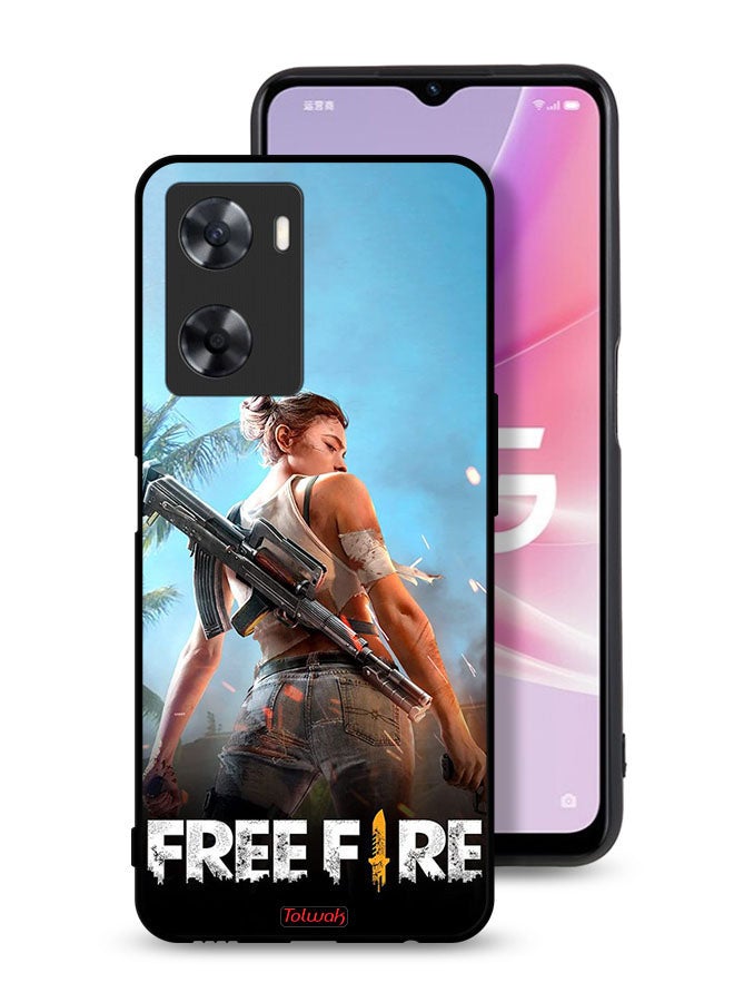 Tolwak Oppo A77s Protective Case Cover Free Fire - Image 1