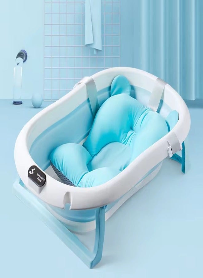 وسادة دعم ناعمة ومريحة لحوض استحمام الأطفال مثالية لوقت استحمام مريح وآمن