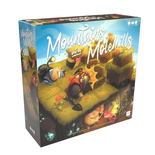 USAopoly Mountains Out of Molehills Family Board Game for 24 Players TwoLevel Gameboard Featuring Unique Gameplay Custom Artwork Great Gateway Game for Ages 9 - Image 1