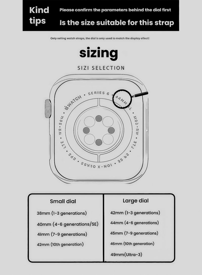 Lightweight Sport Strap for Apple Watch - Silicone Magnetic Band for Ultra 2/Series 10/9/8/SE, Secure Closure (49/46/45/44/42mm, White/Orange) - Image 4