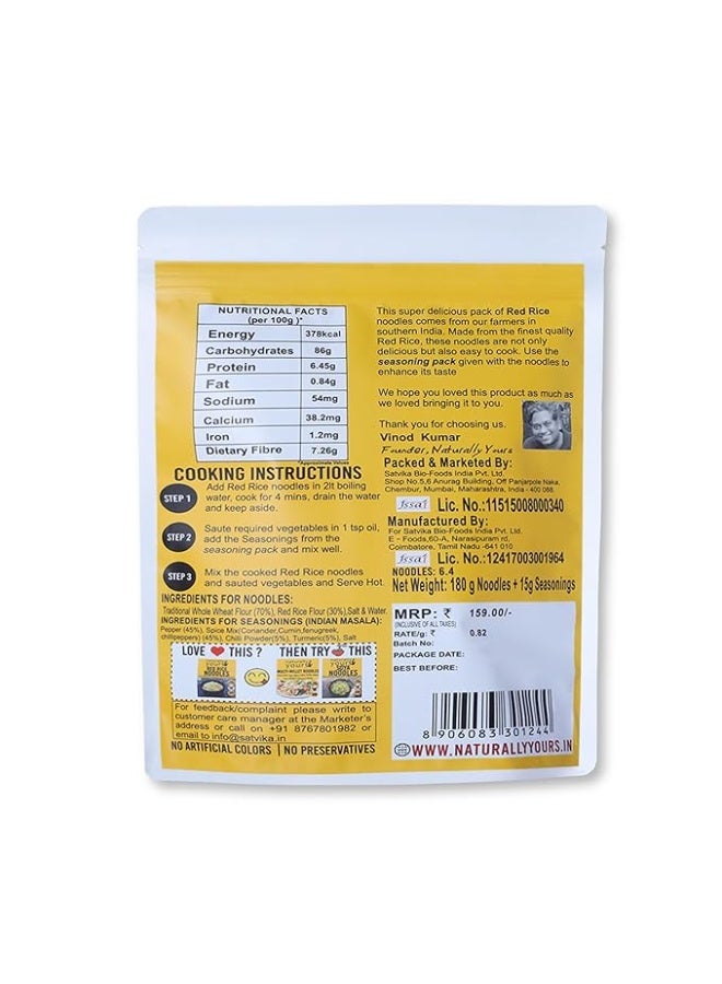 naturally yours "Naturally Yours Red Rice Noodles 180g  " - Image 2