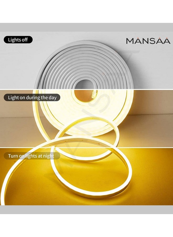 MANSAA MANSAA Neon Light Strip | 18 Months Warranty | 5 Meters/16.4 ft, Led Strip Light, Strip Lights for Home Decoration, Neon Light for Indoor & Outdoor, 12V Adaptor, Shockproof & Waterproof (Warm White) - Image 3