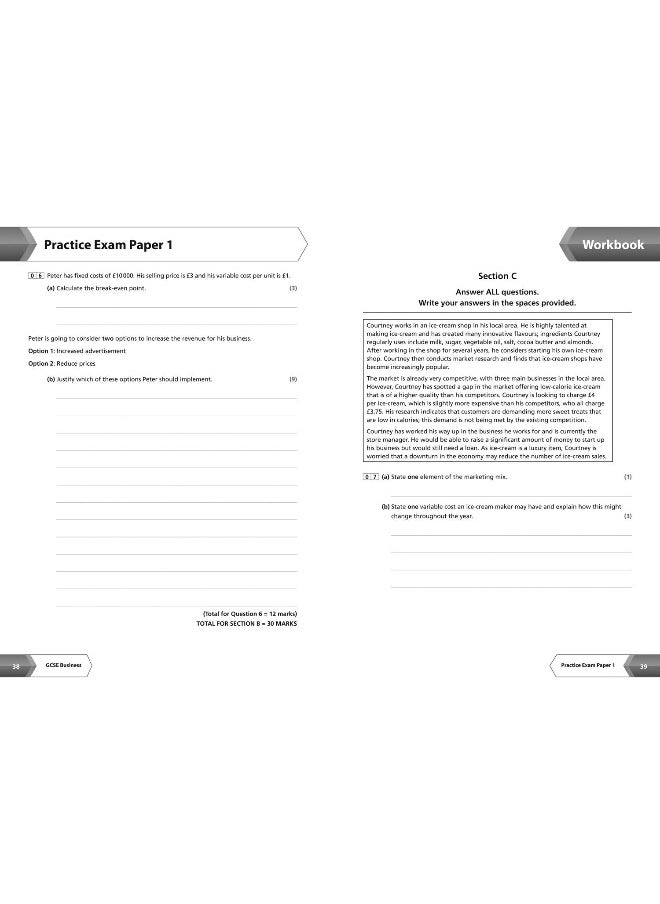 Collins Edexcel GCSE 9-1 Business Workbook: Ideal for Home Learning, 2022 and 2023 Exams