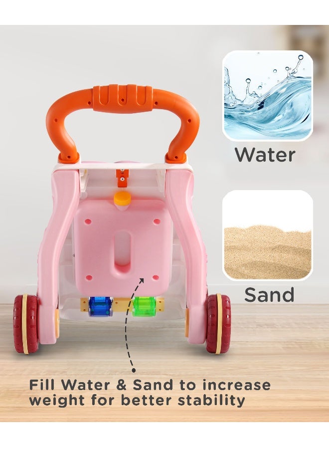 PlayNation Play Nation Premium Puppy Push Multi Activity Walker, Sea Animals Theme, Interactive Learning Toy, Develops Fine Motor Skills, Music & Light, 9 Months+, 41 x 37 x 57 cm - Assorted - Image 4