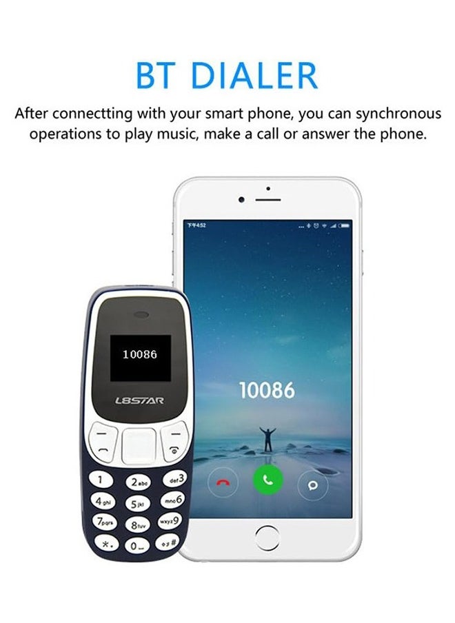 L8STAR - BM10 Mini Dual SIM Black Finger Size World's Smallest Mini Mobile Phone 32MB RAM 32MB ROM - Image 1