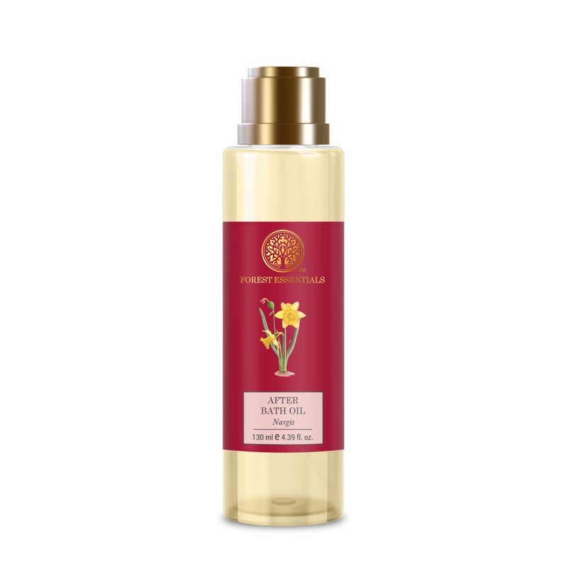 Forest Essentials After Bath Oil Nargis 130 ml (Body Oil) - Image 1