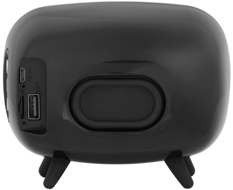 Crosley CR3039A-BK Rondo Retro Portable Rechargeable Bluetooth Speaker, Black - Image 5