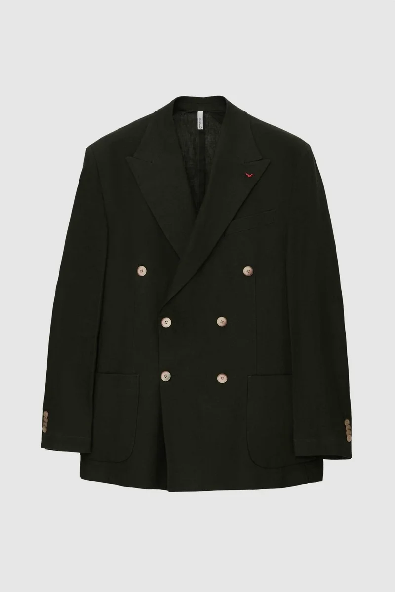 D'S DAMAT Ds Damat Regular Fit Khaki Plain Fabric Jacket