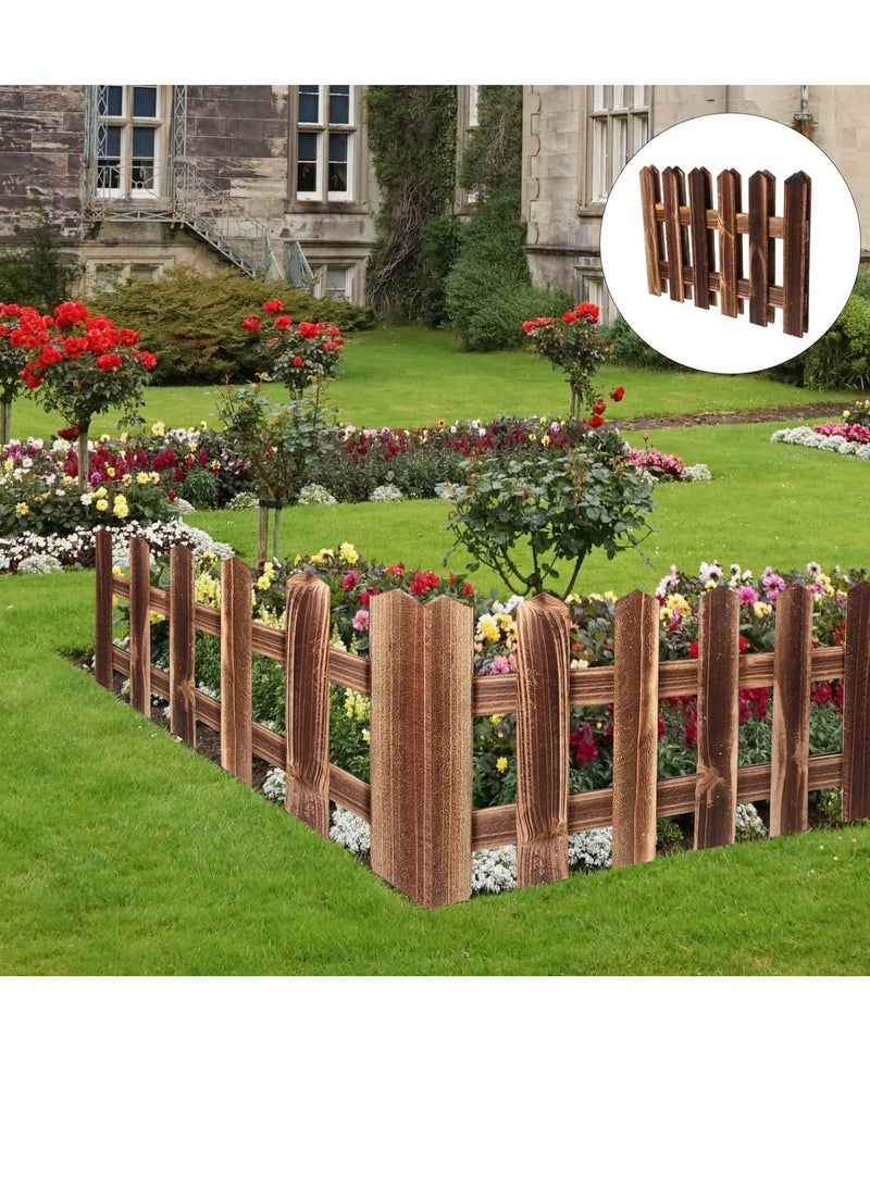 Generic 𝐅𝐅𝐃 Premium Wooden Garden Edging Fence – Flexible & Durable Landscape Border for Flower Beds, Pathways & Outdoor Decoration – Weather-Resistant & Easy to Install  - Image 5
