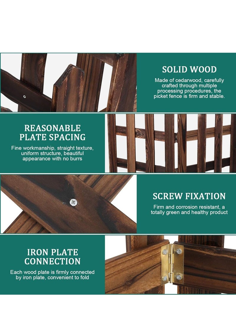 Generic 𝐅𝐅𝐃 Premium Wooden Garden Edging Fence – Flexible & Durable Landscape Border for Flower Beds, Pathways & Outdoor Decoration – Weather-Resistant & Easy to Install  - Image 3