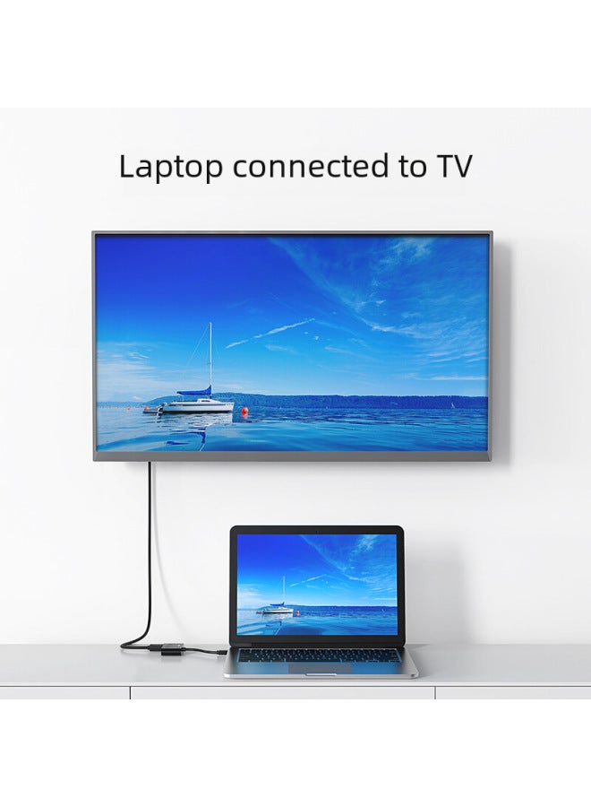 Usb To Vga Adapter Cable Driverless Notebook Computer Converter High Definition 3.0 Digital Computer Accessories-Color:Black Drive-free 1261 - Image 3