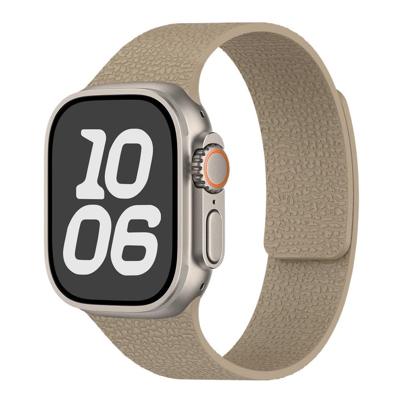 سوار ساعة ذكية باللون وردي قابل للتعديل سوار رياضي من السيليكون متوافق مع Apple Watch 38/40/41/42/44/45/49mm بملاءمة قابلة للتعديل وحزام بديل - Image 5