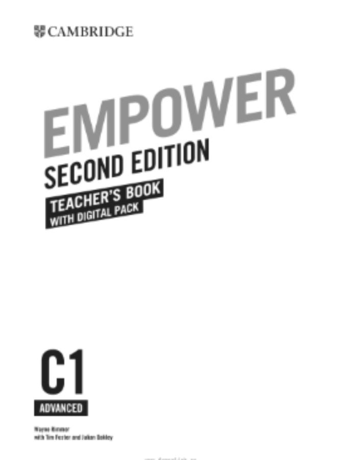 Cambridge Empower - English Course for adults - English language teaching and methodological kit for adults _ second edition _ level C1_Teachers_Book - Image 1