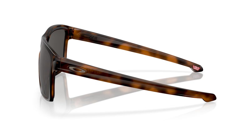 Oakley Men's Sliver Xl OO9341-04 Rectangular Sunglasses, Matte Brown Tortoise w/Warm Grey, 57 mm - Image 2