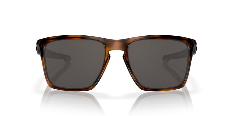 Oakley Men's Sliver Xl OO9341-04 Rectangular Sunglasses, Matte Brown Tortoise w/Warm Grey, 57 mm - Image 3