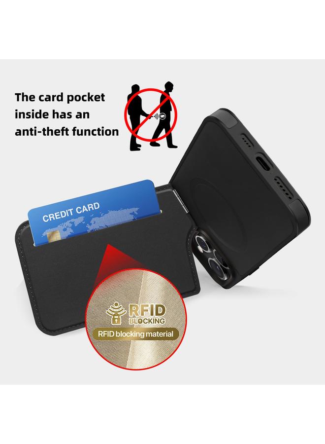 Zaboon Case For iPhone 11 Down Jacket Card Bag Holder MagSafe Phone Case - Image 3