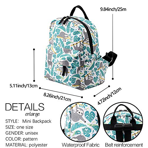 Deanfun Mini Backpack, Waterproof Small Backpack for Women Young Girls Kids DMNSB-6 - Image 5