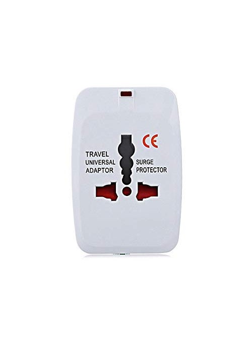 AM7 AM7 Universal Travel Plug Adapter Worldwide International All in One Portable Travel Adapter Wall AC Power Plug Adapter Wall Charger with Dual USB Charging Ports for USA EU UK AUS  - Image 2