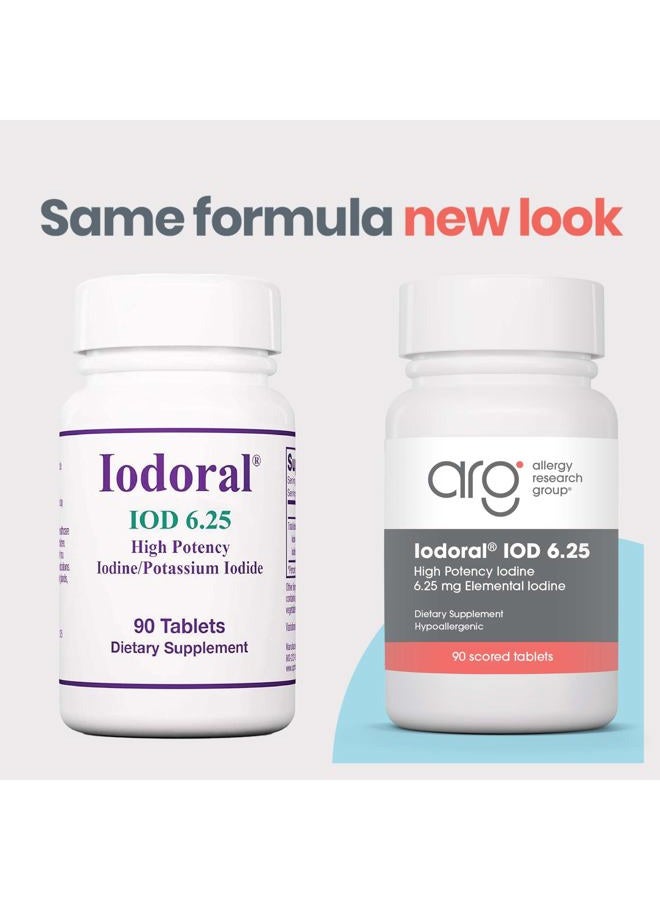 Optimox Iodoral 6.25 mg - Iodine Supplements for Thyroid Support, Potassium Iodide Tablets, Lugol Solution, Daily Vitamins and Minerals, High Potency Iodine Tablets - 90 Tablets 1-Pack - Image 2