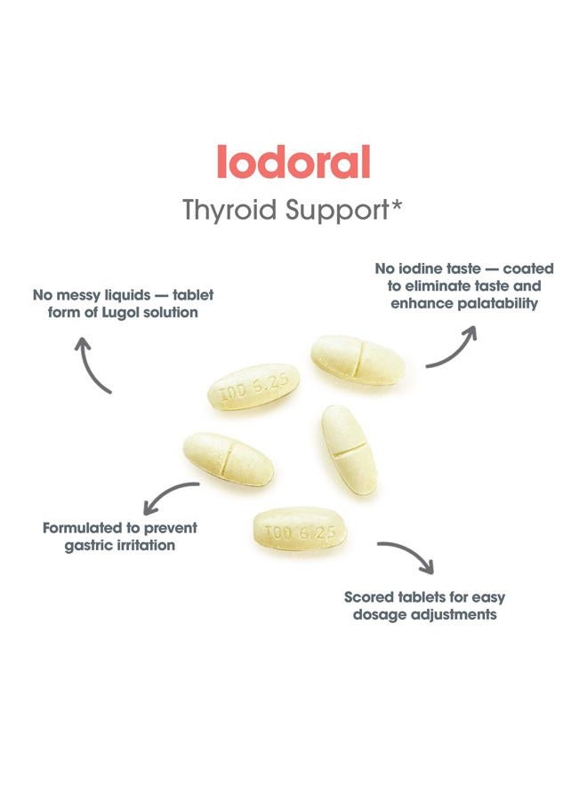 Optimox Iodoral 6.25 mg - Iodine Supplements for Thyroid Support, Potassium Iodide Tablets, Lugol Solution, Daily Vitamins and Minerals, High Potency Iodine Tablets - 90 Tablets 1-Pack - Image 5