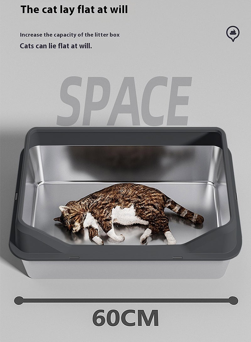 Kidle صندوق فضلات القطط الأسود - Image 3