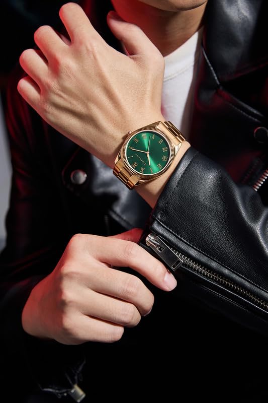 Giordano Classic Formal Analog Watch for Men with Stainless Steel Strap and Roman Numeric Indices -GZ-50112 - Image 2