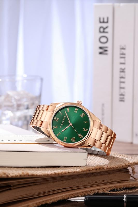 Giordano Classic Formal Analog Watch for Men with Stainless Steel Strap and Roman Numeric Indices -GZ-50112 - Image 4