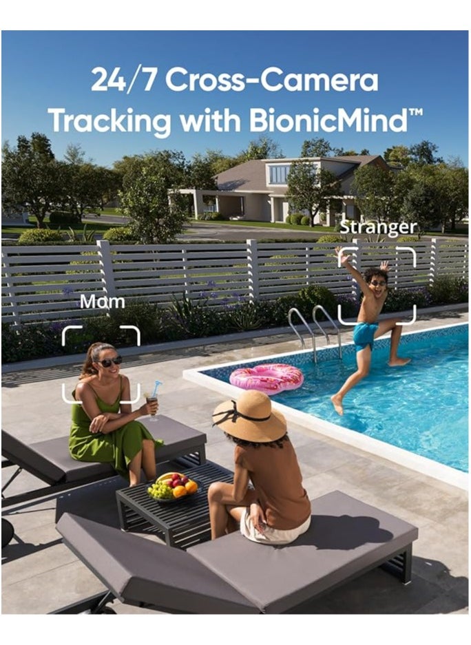 eufy - E8600 NVS eufy Security eufyCam E330 (Professional) 4-Cam Kit 4K Outdoor Security Camera System, 10CH Wired Wi-Fi NVR with 1TB Hard Drive for 24/7 Recording, Cross-Camera Tracking, No Monthly Fee - Image 1