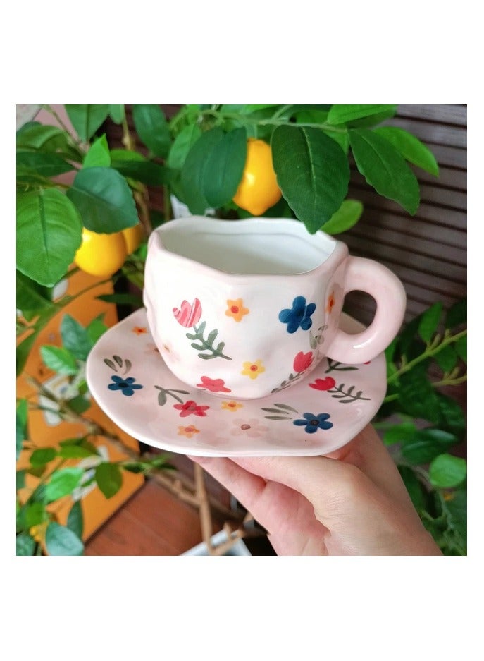 كوب قهوة سيراميك بمقبض سعة 250 مل - Image 1