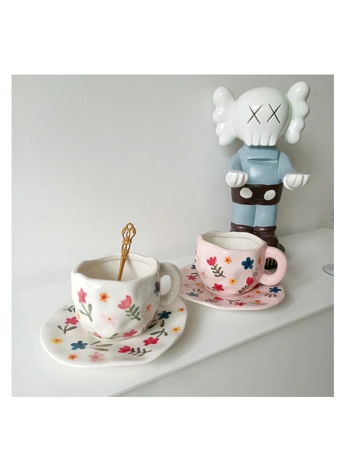 كوب قهوة سيراميك بمقبض سعة 250 مل - Image 2