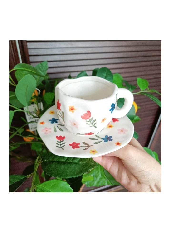 كوب قهوة سيراميك بمقبض سعة 250 مل - Image 4