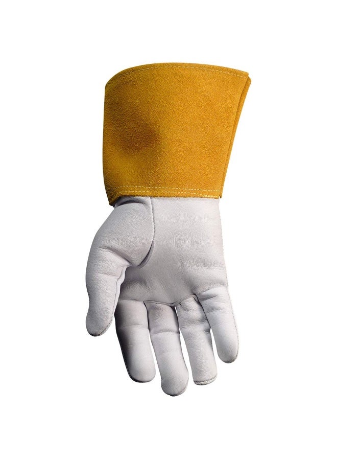 Caiman Welders And Foundry Gloves Natural M - Image 3