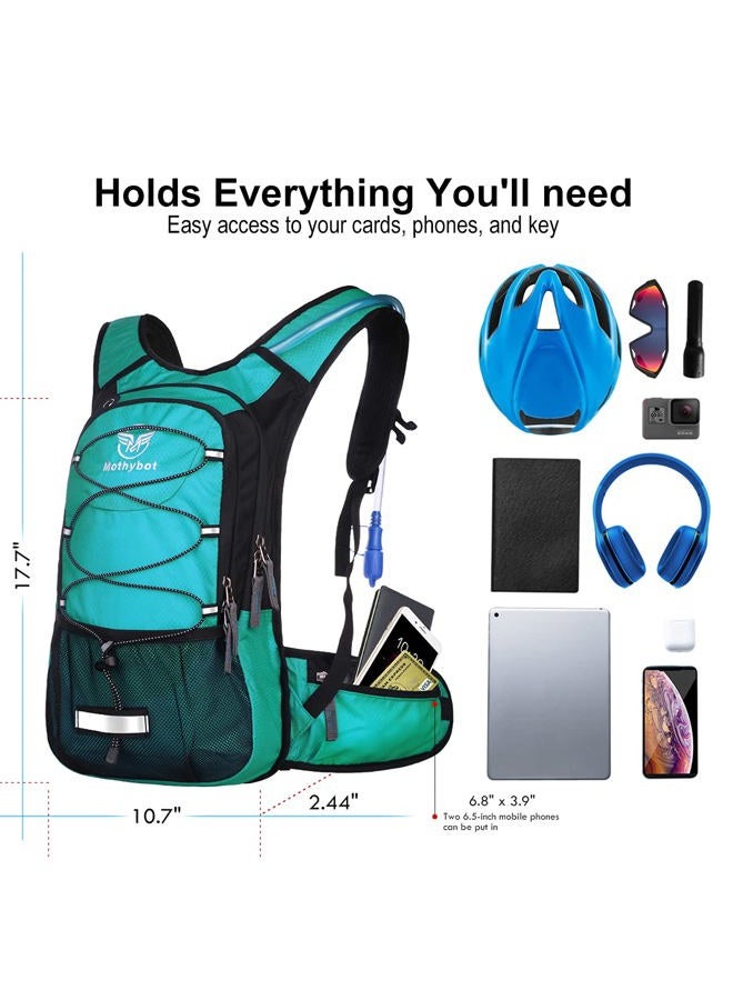 Mothybot Hydration Pack, Insulated Hydration Backpack with 3L BPA Free Water Bladder and Large Storage, Hiking Backpack for Men, Women for Running, Cycling, Camping - Keep Liquid Cool up to 5 Hours - Image 5