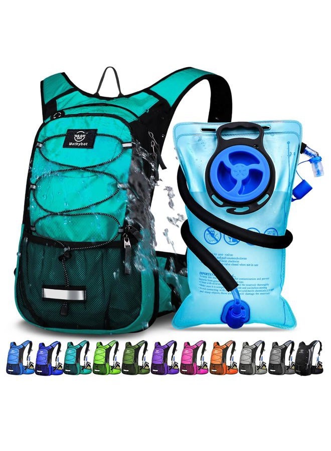 Mothybot Hydration Pack, Insulated Hydration Backpack with 3L BPA Free Water Bladder and Large Storage, Hiking Backpack for Men, Women for Running, Cycling, Camping - Keep Liquid Cool up to 5 Hours - Image 1
