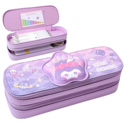 DEOXY Cartoon Theme Pencil Case - 3D EVA Pouch, Multipurpose Zipper for Kids, Pen and Pencil Bag for School Kids, Girls, Stationery Storage Box (Cute COLOLO) - Image 1