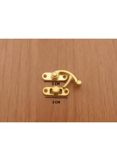 Azm Hırdavat Azm Hardware Small Clamps for Dowry Ornament Chests 10 Pieces Gold (Yellow) 