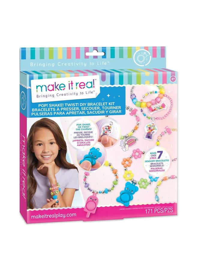Make It Real Make It Real DIY Toys Set - Pop! Shake! Twist! DIY Bracelet Kit  - Image 1