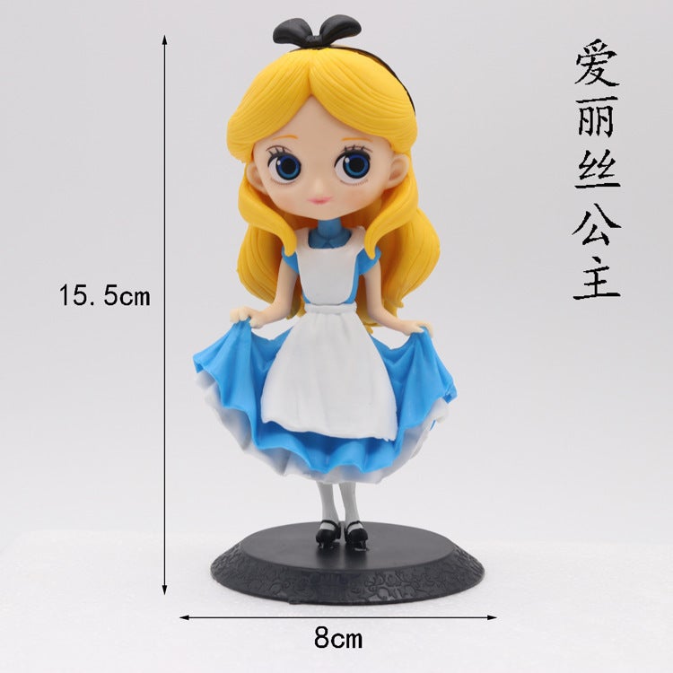 New 5 Princess Elsa Alice Figures Anna Rapunzel Cake Decoration Ornaments Baking Scenes - Image 4