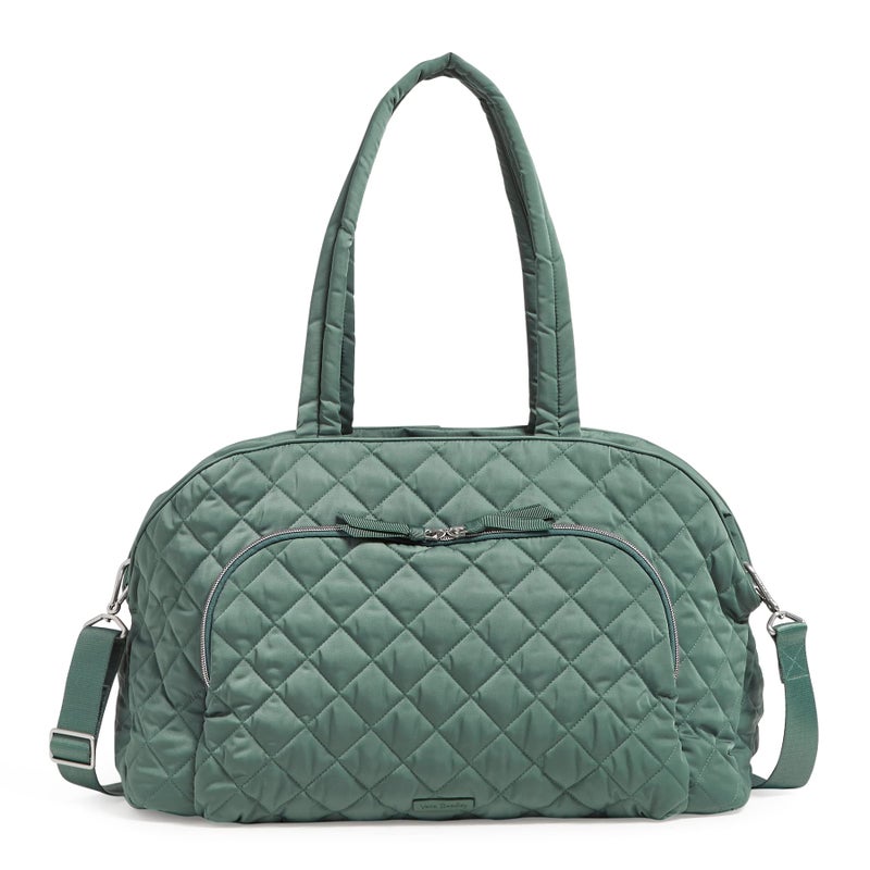 Vera Bradley Women's Performance Twill Weekender Travel Bag, Olive Leaf, One Size - Image 1