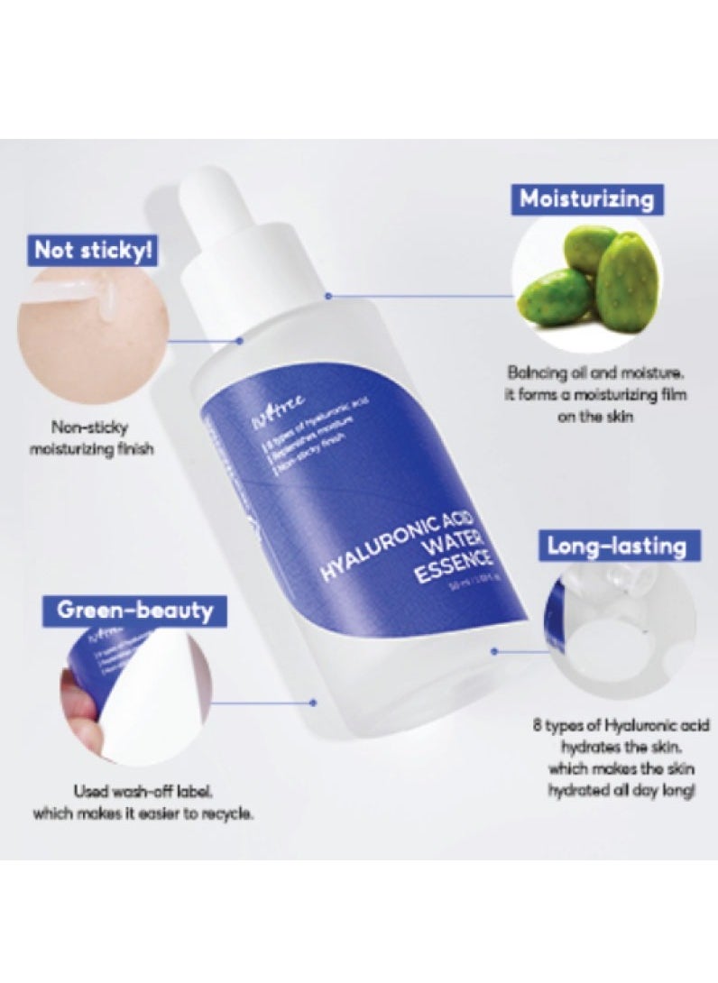 ISNTREE - Hyaluronic Acid Water Facial Essence 50ml - Image 1
